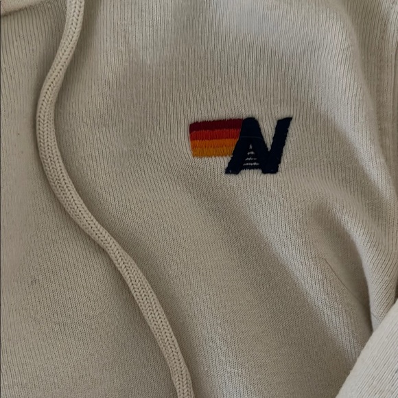 Aviator Nation Women's Ninja Vintage White Hoodie - Picture 3 of 5